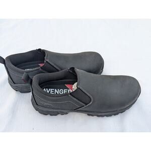 Avenger Women's Flight Slip-On Composite Toe ESD Work Shoe‎ Sz 9.5 Black - A7046